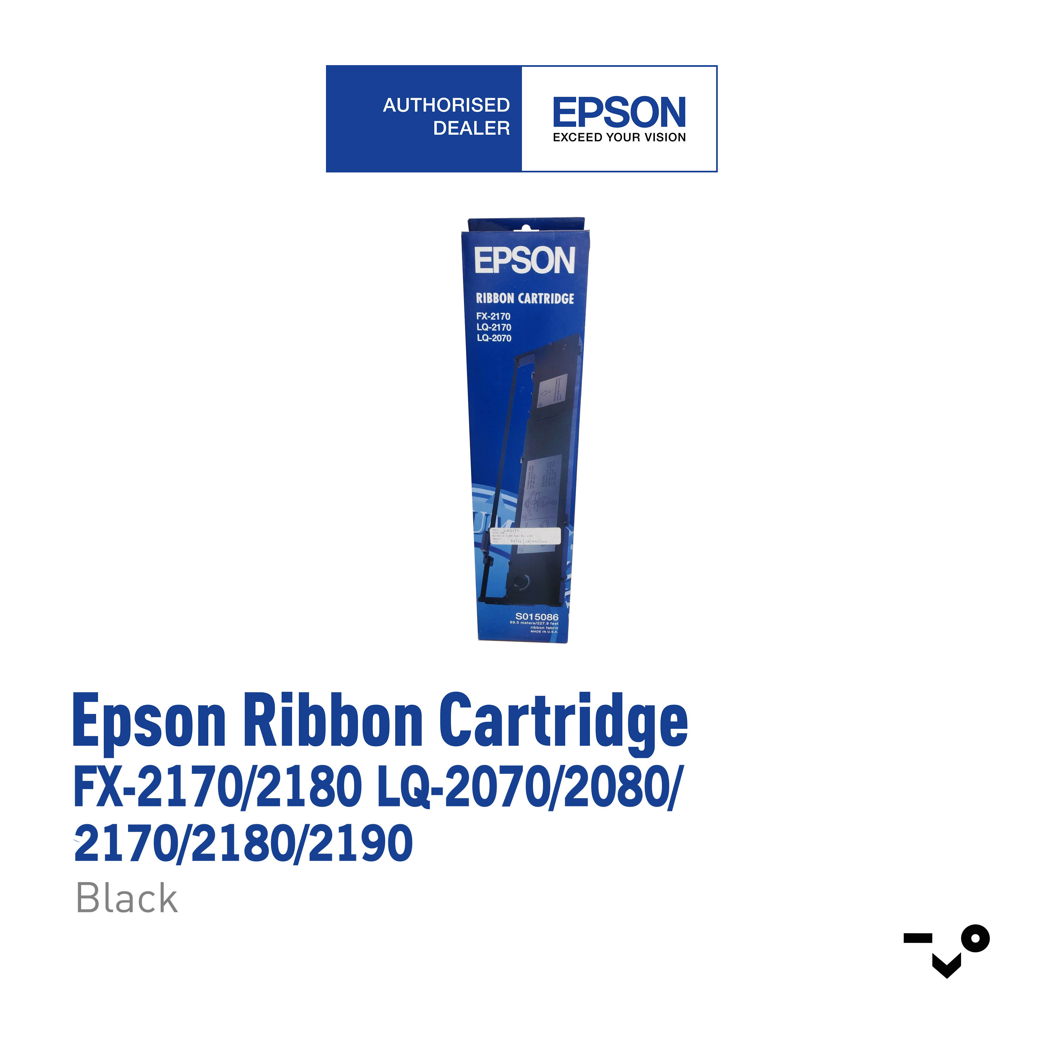 Epson Ribbon Cartridge FX2170/2180 LQ2070/2080/2170/2180/2190 Black
